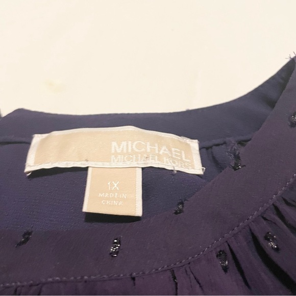 Michael Kors Womens Blouse Long Size 1X - Picture 9 of 16